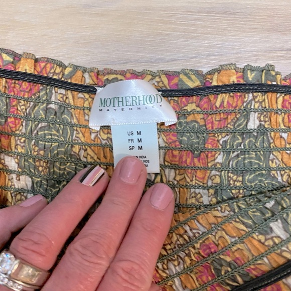 Motherhood Strapless Top w/ Tie Around Neck sz. M - Picture 8 of 8